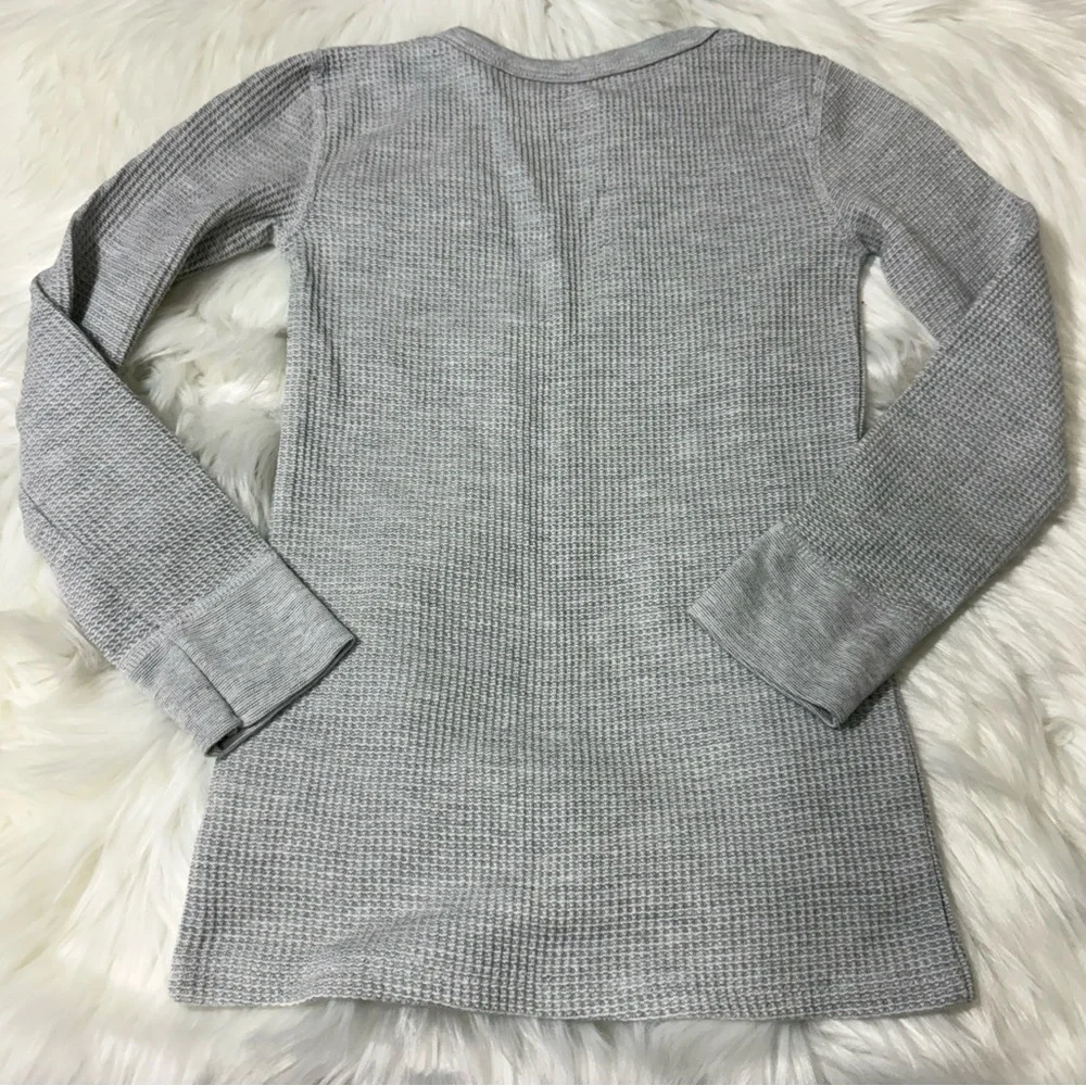 Athletic Works 2-Piece Thermal Set – Gray Heather – Boys Size M (8)